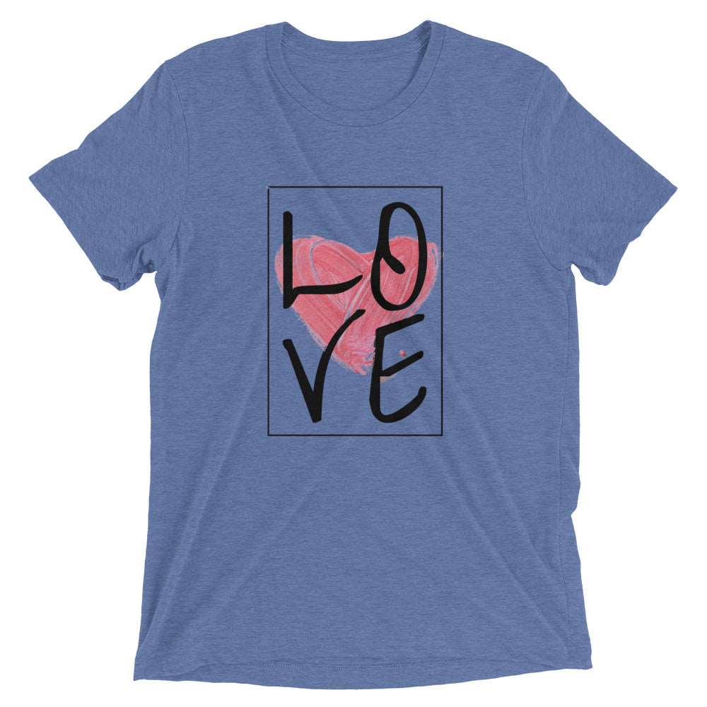 Beautifularo.com T-shirt Blue Triblend / XS Love Tee