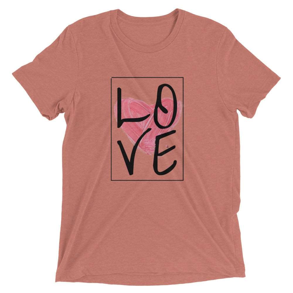 Beautifularo.com T-shirt Mauve Triblend / XS Love Tee