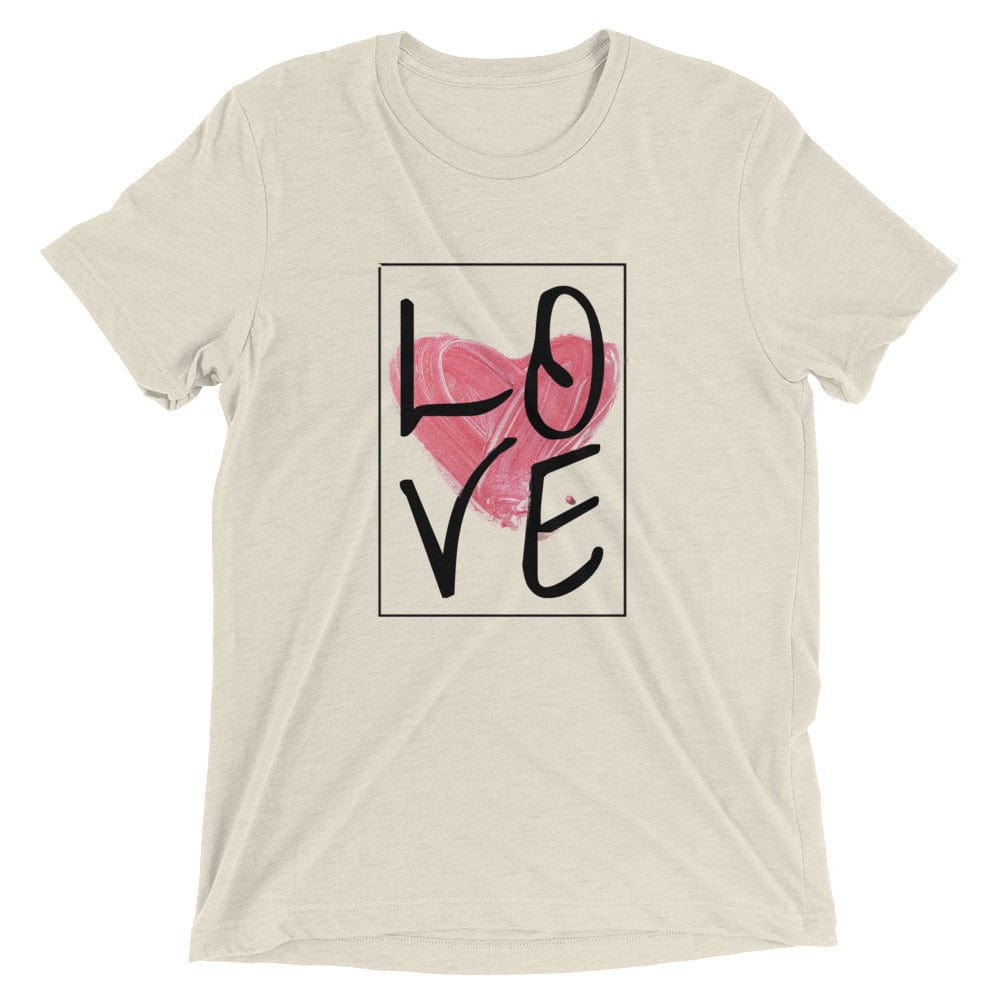 Beautifularo.com T-shirt Oatmeal Triblend / XS Love Tee