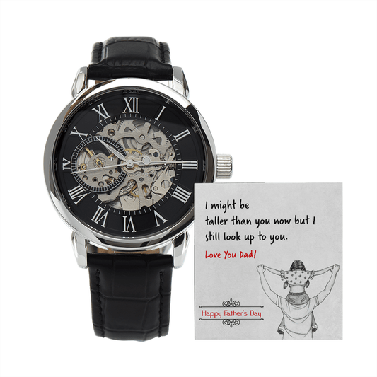 ShineOn Fulfillment Jewelry Happy Father's Day | I Still Look Up To You | Father's Day Gift Watch